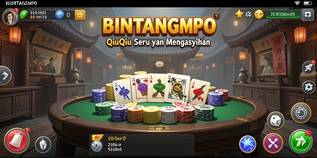 Tampilan gameplay seru dalam BINTANGMPO QiuQiu.