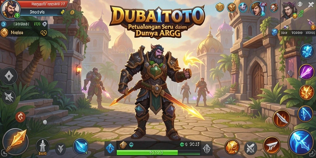 Gameplay seru DUBAITOTO dengan petualangan ARPG yang mendebarkan.