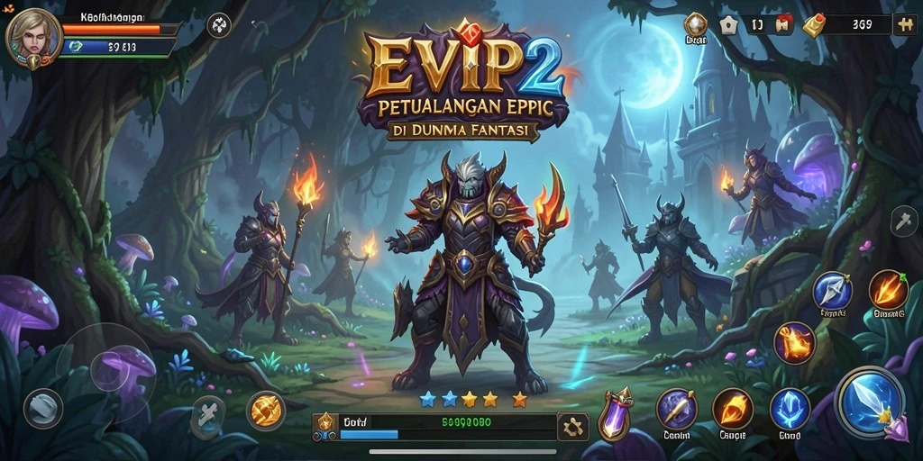Gameplay seru dalam dunia fantasi yang menakjubkan.