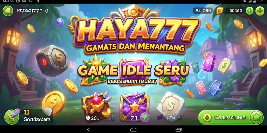 Screenshot HAYA777 menampilkan karakter dalam aksi Idle yang mengasyikkan.