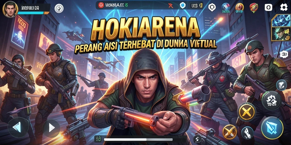 Tangkapan layar spektakuler dari pertempuran seru di HOKIARENA.