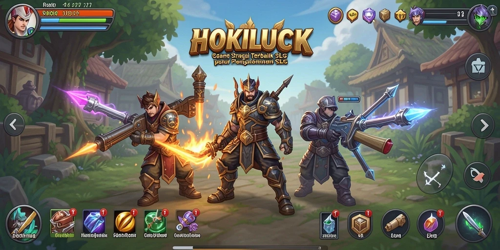 Tampilan menarik dari gameplay HOKILUCK yang penuh strategi.