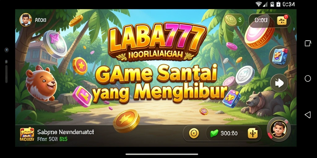 Tampilan colorful dari gameplay LABA777 yang penuh keseruan.