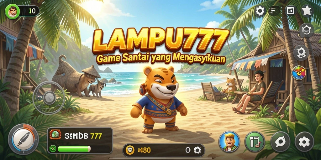 Tampilan gameplay seru dan menantang dari LAMPU777.