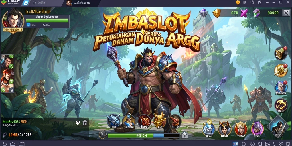 Screenshot gameplay ARPG LMBASLOT yang menampilkan aksi seru dan grafis menakjubkan.