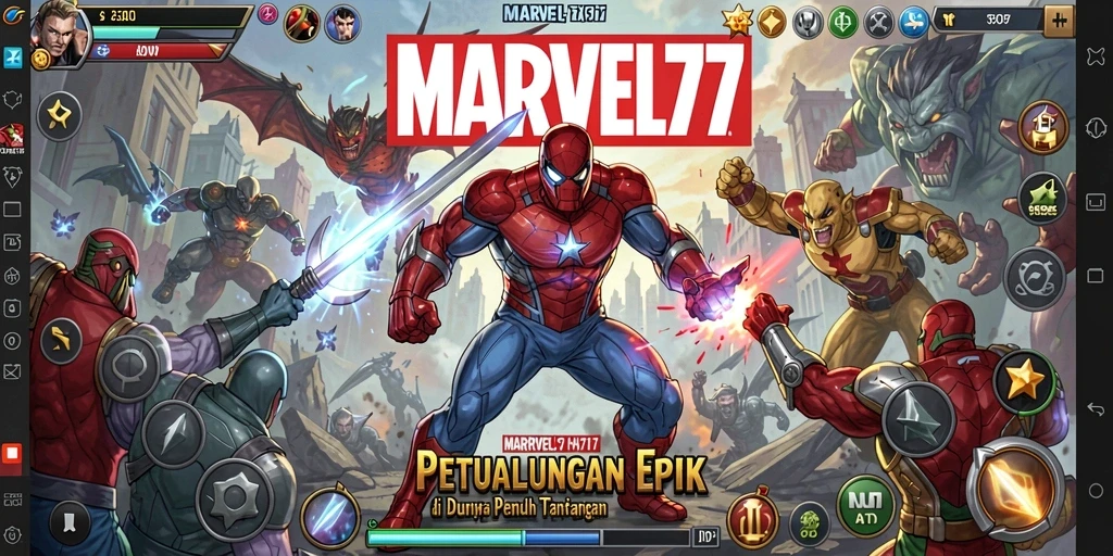 Tangkapan layar gameplay MARVEL77 yang menarik dengan petualangan seru.