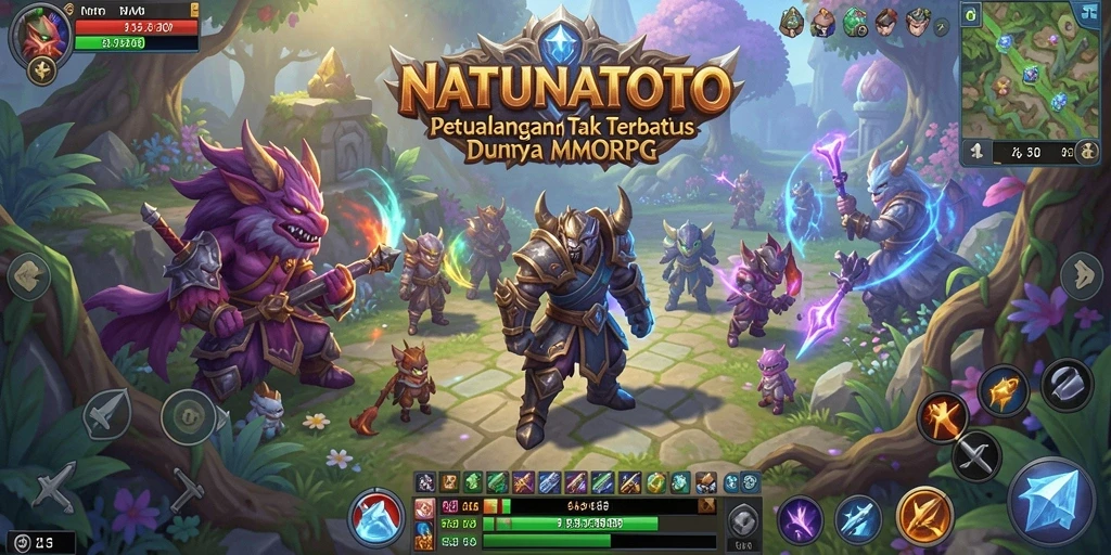 Tampilan gameplay NATUNATOTO yang menawan dan penuh aksi.