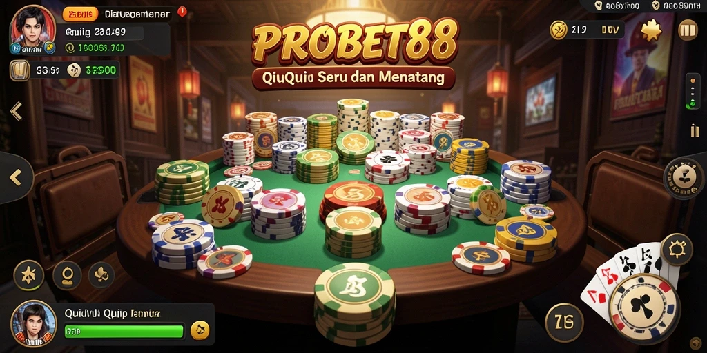 Tampilan gameplay QiuQiu yang seru dan interaktif di PROBET88.