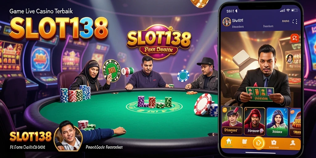 Gameplay Live Casino di SLOT138 yang seru dan interaktif.