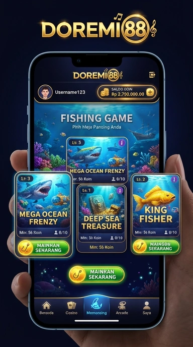 Tampilan aplikasi dorimi88 yang modern dan user-friendly.